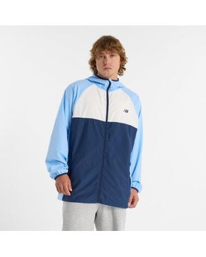 New Balance Herren Athletics Packable Jacket - Blau