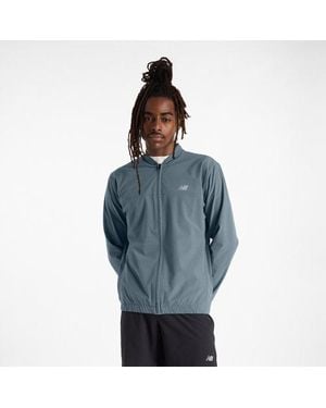 New Balance Stretch Bomber Jacket - Blue
