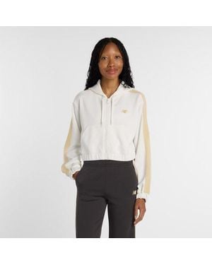 New Balance Interlock Full Zip - White