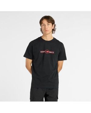 New Balance Logo Belt T-Shirt - Black
