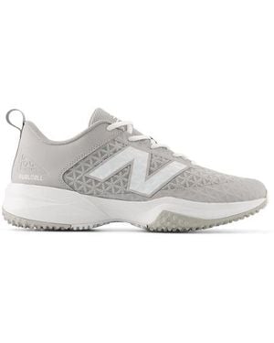 New Balance Fuellcell 4040 V8 Turf-Trainer Baseball Shoes - Gray