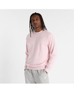 New Balance Sport Essentials French Terry Crew - Pink