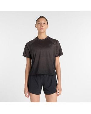 New Balance Viz-Tech Run T-Shirt - Black