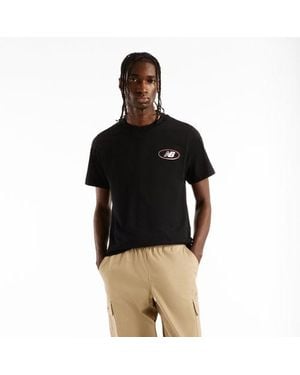 New Balance Oval T-Shirt - Black
