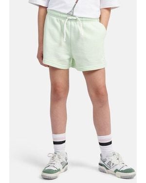 New Balance Girls Ft Small Logo Short - Green