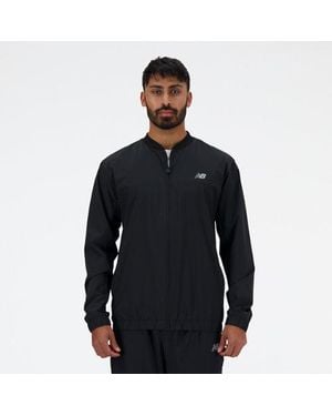 New Balance Herren Stretch Bomber Jacket - Blau