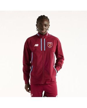 New Balance West Ham United 26/27 Match Jacket Polyester, Size 2X-Large - Red