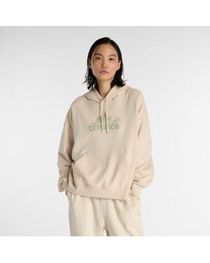 New Balance Flower Hoodie - Natural