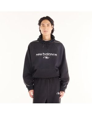 New Balance Trackside Fleece Hoodie - Black