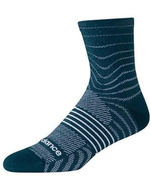 New Balance Pro Run Qtr Socks 1 Pair - Blue