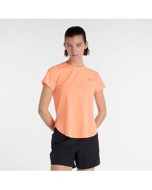 New Balance Damen Race Day Ultra Light T-Shirt - Schwarz