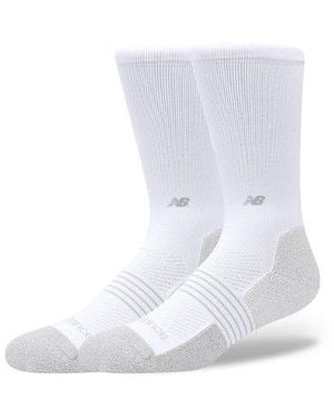 New Balance Pro Training Cushion Crew Socks 2 Pack - White