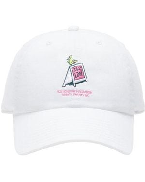 New Balance London Marathon Cotton 6 Panel - Bianco