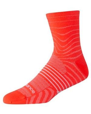 New Balance Pro Run Qtr Socks 1 Pair - Red