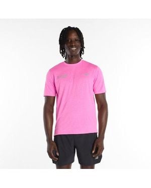 New Balance London Edition Rc Essential T-Shirt - Pink