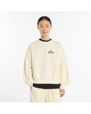 New Balance Lny Sweatshirt - Natural