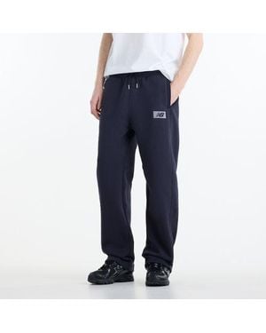 New Balance Athletics Crafted Fleece Pant - Blauw
