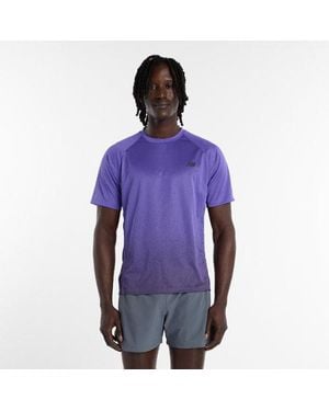 New Balance Viz-Tech Run T-Shirt - Purple