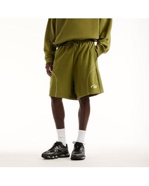 New Balance Trackside French Terry Short 7" - Green