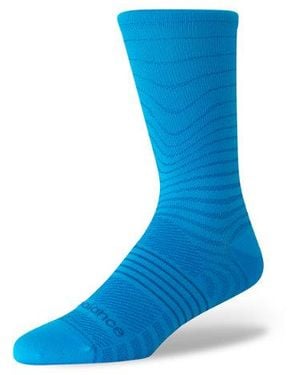 New Balance Pro Run Crew Calcetines 1 Pair En, Nylon, Talla - Azul