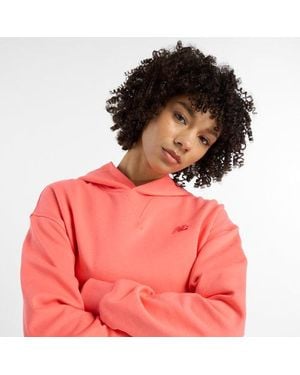 New Balance Athletics French Terry Hoodie - Pink