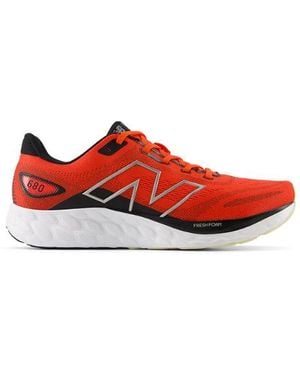New Balance Homme Fresh Foam 680 V8 En, Textile, Taille - Rouge