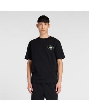 New Balance Grainy T-Shirt - Black