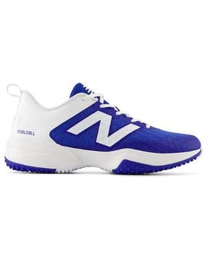 New Balance Fuellcell 4040 V8 Turf-Trainer Baseball Shoes - Blue