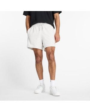 New Balance Athletics French Terry Short 5" - White