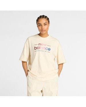 New Balance Reimagined Oversized T-Shirt - Natural