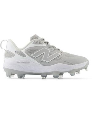 New Balance Fresh Foam X Velo V4 Molded Softball Shoes - Gray
