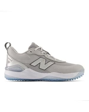 New Balance Velo V5 Turf Softball Shoes - Gray
