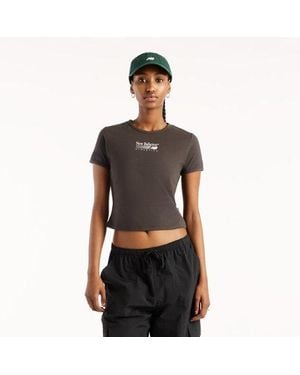 New Balance Trackside Ringer T-Shirt - Black