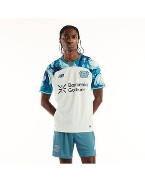 New Balance Bayer 04 26/27 Away Short Sleeve Jersey - Blue