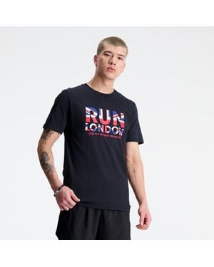 New Balance 'London Edition Union Jack Tee - Blue