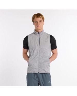 New Balance Rc Essential Heat Grid Vest - Grey