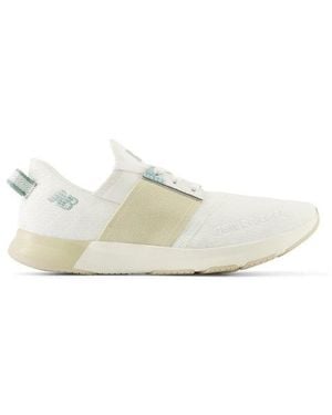 New Balance Dynasoft Nergize V3 In White/brown Mesh