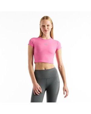 New Balance Nb Harmony Fitted T-Shirt - Pink