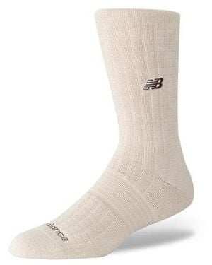 New Balance Active Heavyweight Waffle Knit Crew 1 Pair Socks 1 Pair - Natural