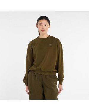 New Balance Athletics French Terry Crew Shirt - Green