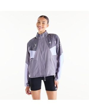 New Balance Nyc Marathon Reflective Rc Jacket - Purple