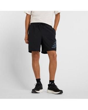 New Balance Sport Essentials Lined Graphic Short 7" - Black