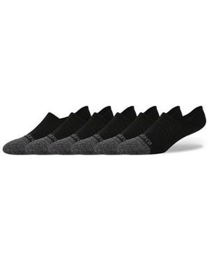 New Balance Active Invisible No Show Socks 6 Pack - Black