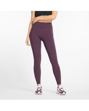 New Balance Damen Nb Sleek Pocket High Rise Legging 27" - Lila