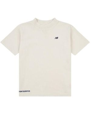 New Balance Boys Premium Racking Rib T-Shirt - White