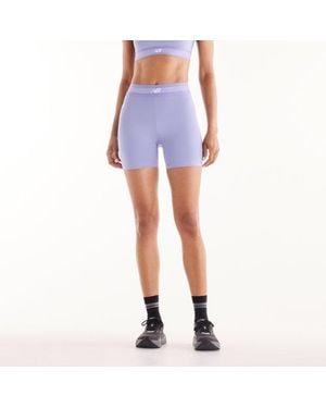 New Balance Ac Fitted Short 5" - Blue