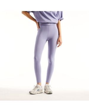 New Balance Mujer Ac Legging 25" En, Poly Knit, Talla - Morado