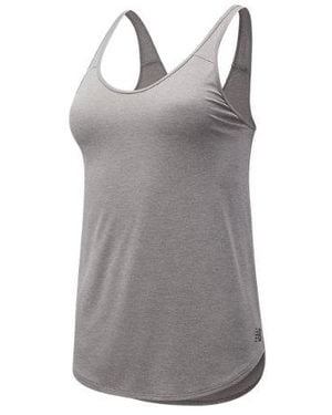 New Balance Sport Core Heather Tank - Grey