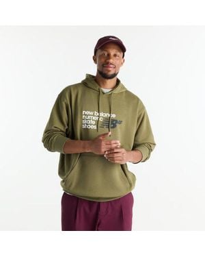 New Balance Numeric French Terry Hoodie - Green
