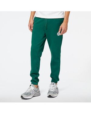 New Balance Nb Hoops Fundamentals Pant - Green